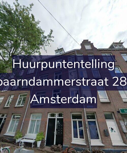 Foto gevel Huurpuntentelling voor Spaarndammerstraat 28-F, Amsterdam