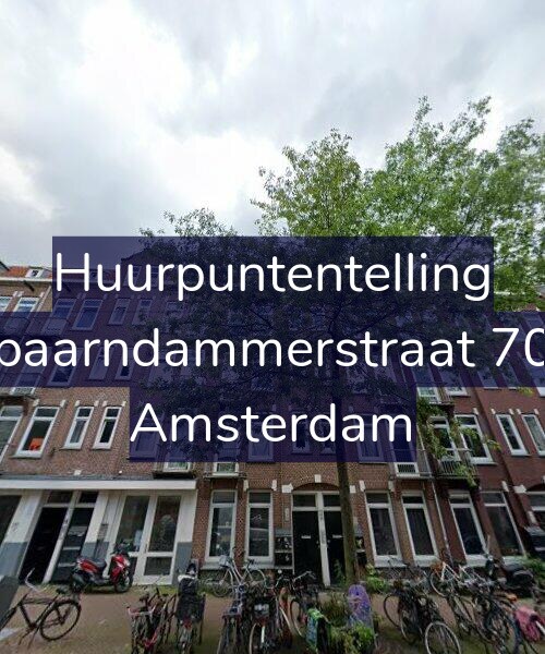 Foto gevel Huurpuntentelling voor Spaarndammerstraat 704, Amsterdam