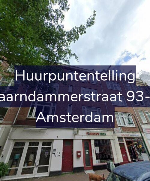 Foto gevel Huurpuntentelling voor Spaarndammerstraat 93-A1, Amsterdam