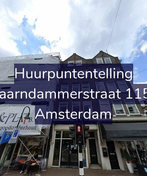 Foto gevel Huurpuntentelling voor Spaarndammerstraat 115-1, Amsterdam