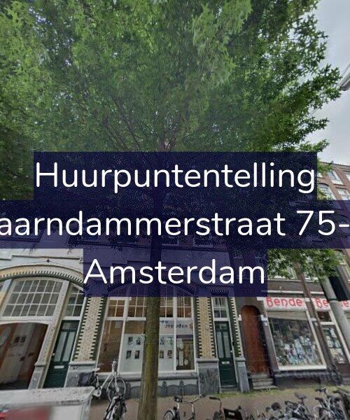 Foto gevel Huurpuntentelling voor Spaarndammerstraat 75-A2, Amsterdam