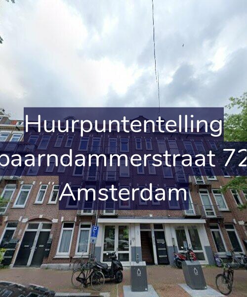 Foto gevel Huurpuntentelling voor Spaarndammerstraat 720, Amsterdam