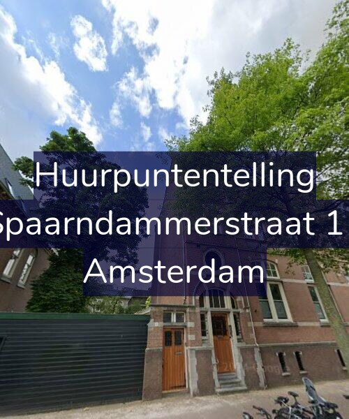 Foto gevel Huurpuntentelling voor Spaarndammerstraat 11, Amsterdam