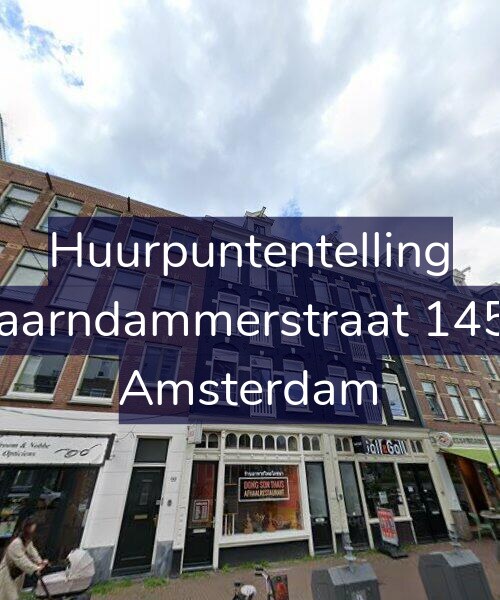 Foto gevel Huurpuntentelling voor Spaarndammerstraat 145-C, Amsterdam
