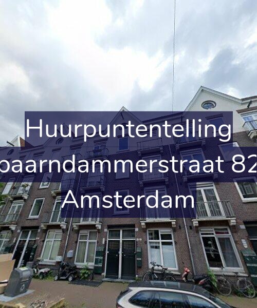 Foto gevel Huurpuntentelling voor Spaarndammerstraat 822, Amsterdam