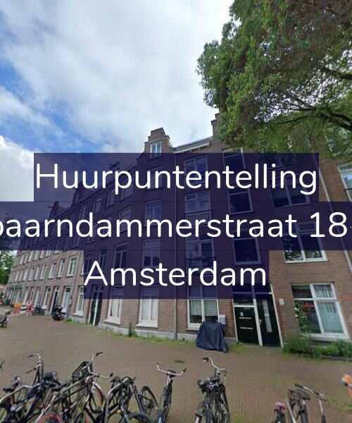 Foto gevel Huurpuntentelling voor Spaarndammerstraat 18-H, Amsterdam