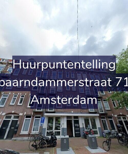 Foto gevel Huurpuntentelling voor Spaarndammerstraat 718, Amsterdam