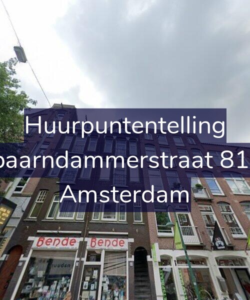 Foto gevel Huurpuntentelling voor Spaarndammerstraat 81-3, Amsterdam