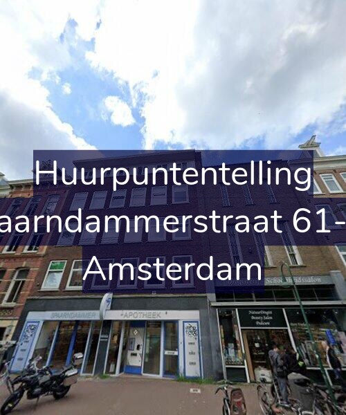 Foto gevel Huurpuntentelling voor Spaarndammerstraat 61-A3, Amsterdam