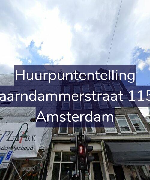 Foto gevel Huurpuntentelling voor Spaarndammerstraat 115-2, Amsterdam