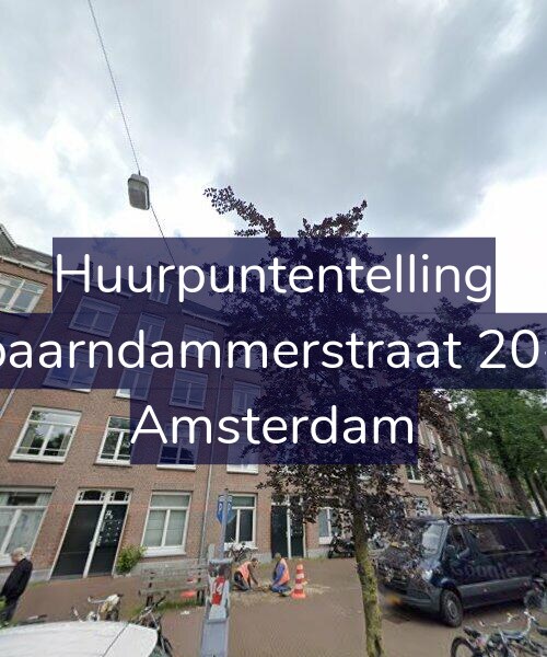 Foto gevel Huurpuntentelling voor Spaarndammerstraat 20-D, Amsterdam