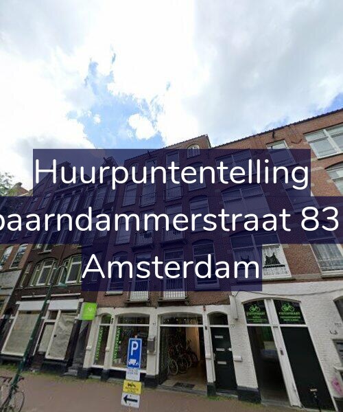 Foto gevel Huurpuntentelling voor Spaarndammerstraat 83-C, Amsterdam