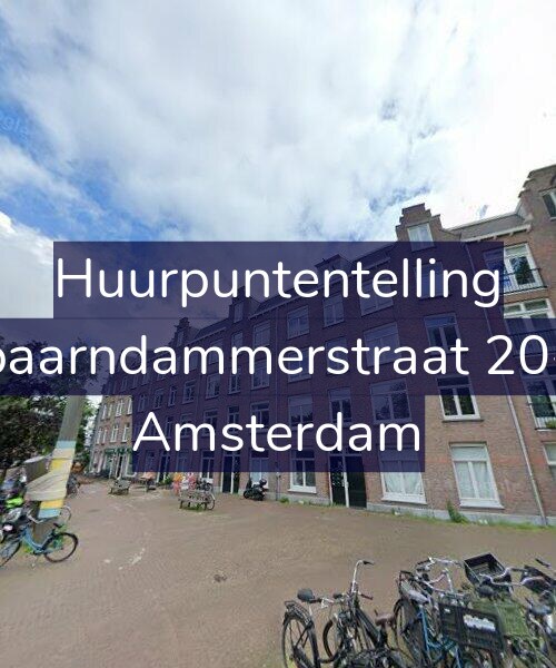 Foto gevel Huurpuntentelling voor Spaarndammerstraat 20-H, Amsterdam