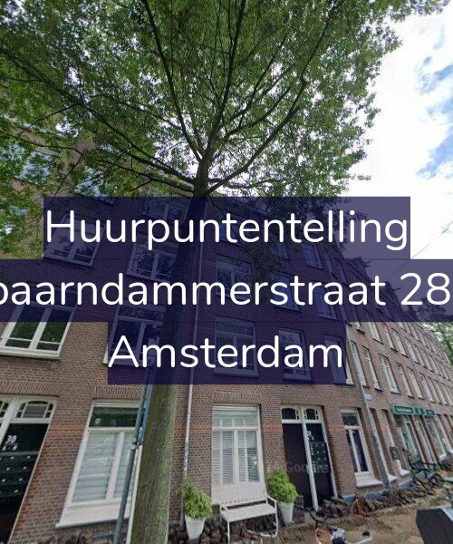 Foto gevel Huurpuntentelling voor Spaarndammerstraat 28-E, Amsterdam