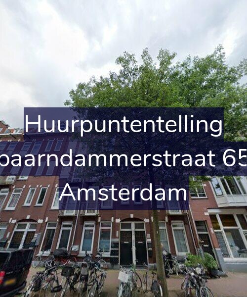 Foto gevel Huurpuntentelling voor Spaarndammerstraat 658, Amsterdam