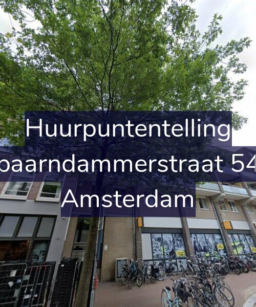 Foto gevel Huurpuntentelling voor Spaarndammerstraat 546, Amsterdam