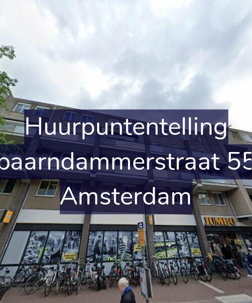 Foto gevel Huurpuntentelling voor Spaarndammerstraat 556, Amsterdam