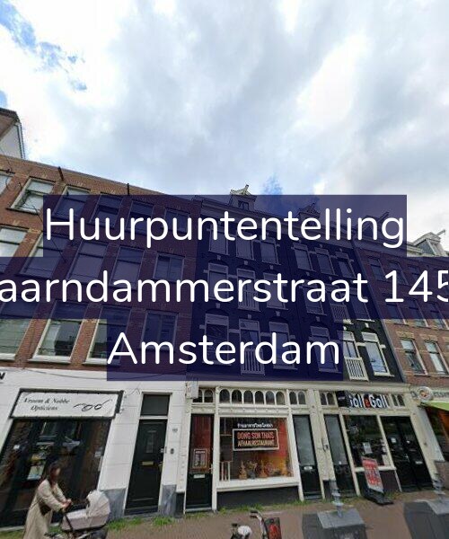 Foto gevel Huurpuntentelling voor Spaarndammerstraat 145-K, Amsterdam