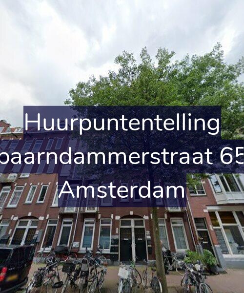 Foto gevel Huurpuntentelling voor Spaarndammerstraat 654, Amsterdam