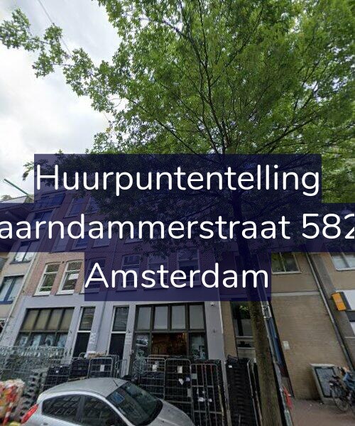 Foto gevel Huurpuntentelling voor Spaarndammerstraat 582-B, Amsterdam