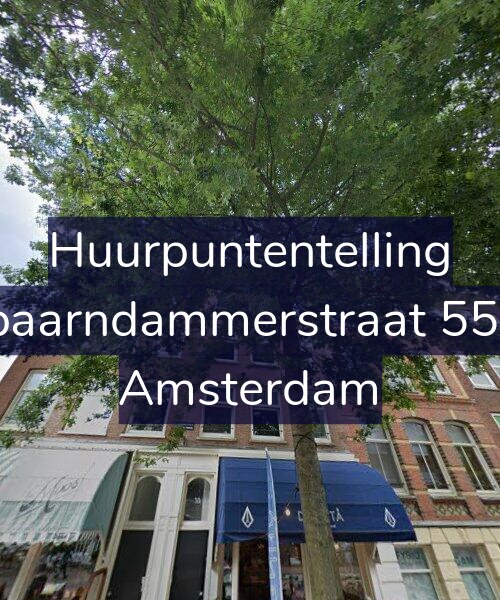 Foto gevel Huurpuntentelling voor Spaarndammerstraat 55-2, Amsterdam