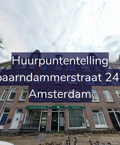 Foto gevel Huurpuntentelling voor Spaarndammerstraat 24-B, Amsterdam