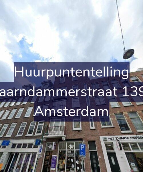 Foto gevel Huurpuntentelling voor Spaarndammerstraat 139-2, Amsterdam