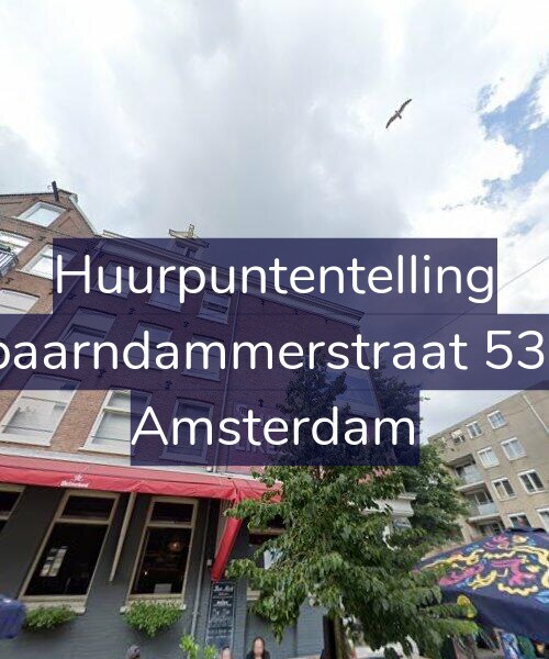 Foto gevel Huurpuntentelling voor Spaarndammerstraat 53-2, Amsterdam