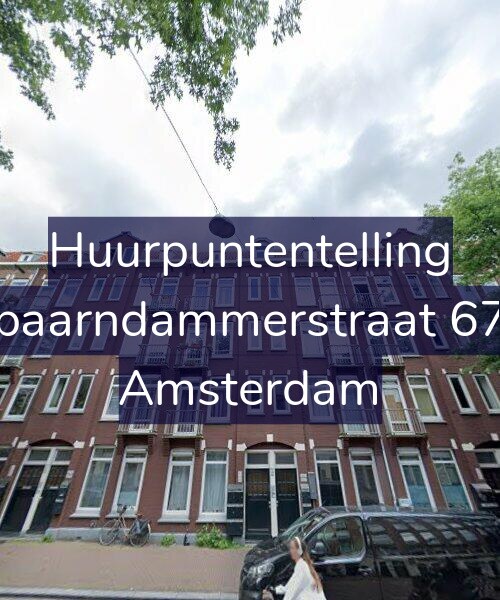 Foto gevel Huurpuntentelling voor Spaarndammerstraat 672, Amsterdam