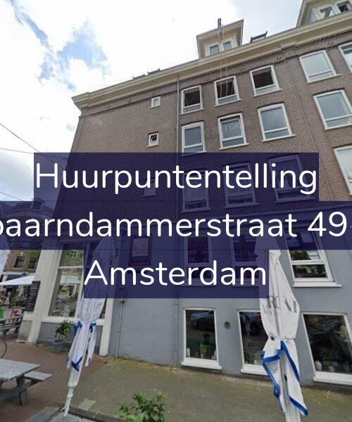 Foto gevel Huurpuntentelling voor Spaarndammerstraat 49-H, Amsterdam