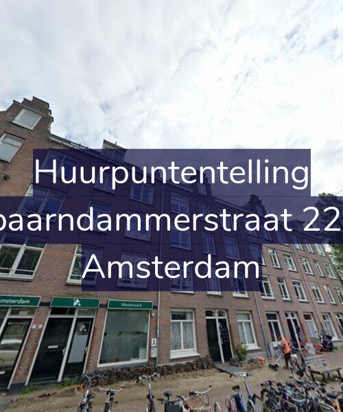 Foto gevel Huurpuntentelling voor Spaarndammerstraat 22-E, Amsterdam