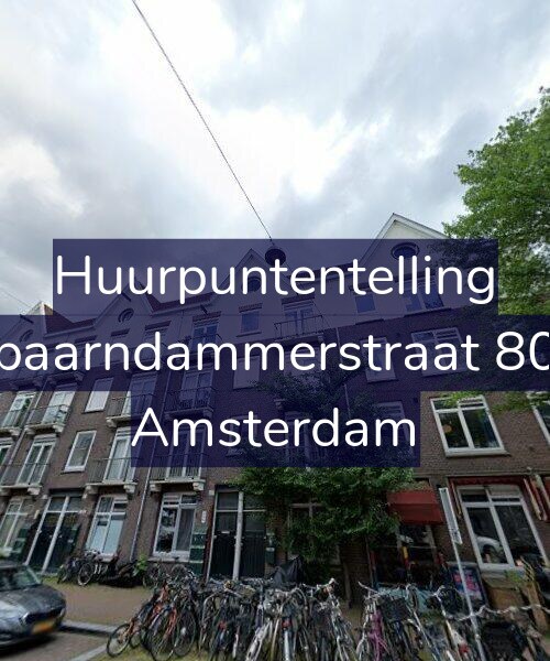 Foto gevel Huurpuntentelling voor Spaarndammerstraat 802, Amsterdam