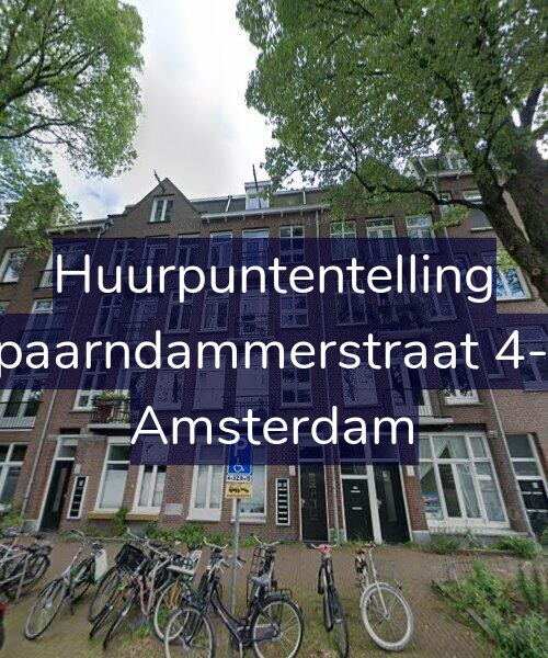 Foto gevel Huurpuntentelling voor Spaarndammerstraat 4-H, Amsterdam