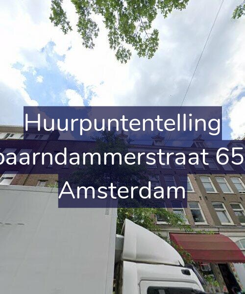 Foto gevel Huurpuntentelling voor Spaarndammerstraat 65-2, Amsterdam