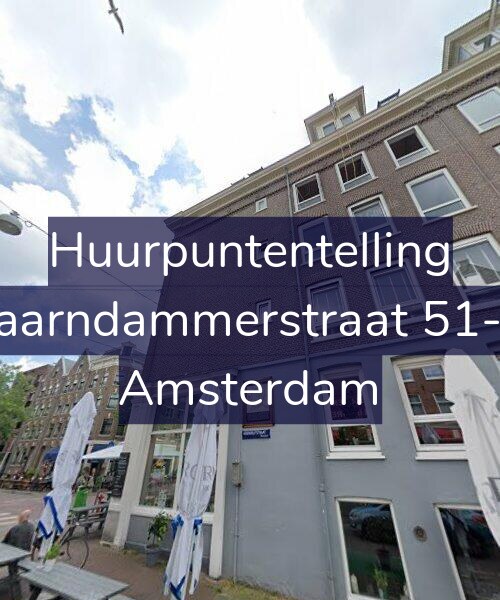 Foto gevel Huurpuntentelling voor Spaarndammerstraat 51-1A, Amsterdam