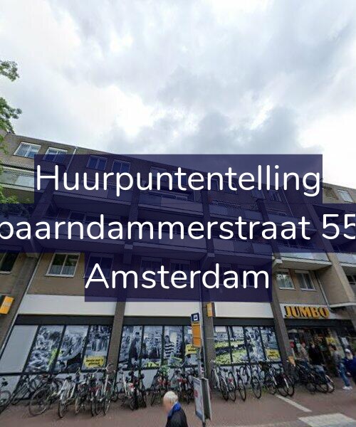 Foto gevel Huurpuntentelling voor Spaarndammerstraat 552, Amsterdam