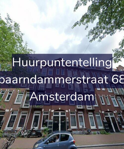 Foto gevel Huurpuntentelling voor Spaarndammerstraat 684, Amsterdam