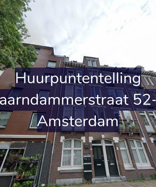 Foto gevel Huurpuntentelling voor Spaarndammerstraat 52-1L, Amsterdam