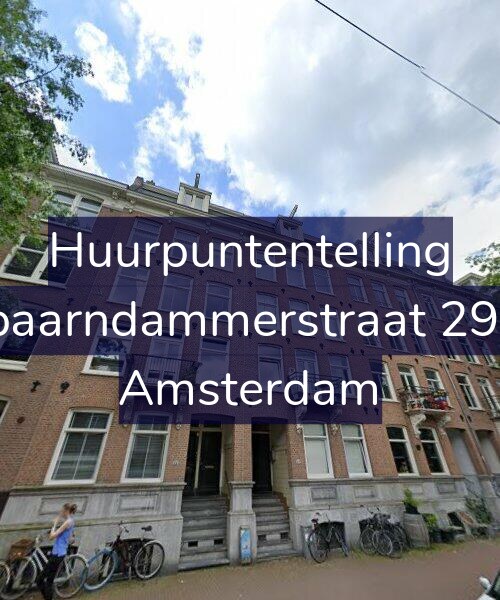 Foto gevel Huurpuntentelling voor Spaarndammerstraat 29-1, Amsterdam