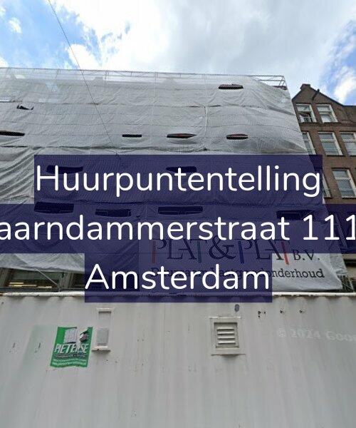 Foto gevel Huurpuntentelling voor Spaarndammerstraat 111-H, Amsterdam