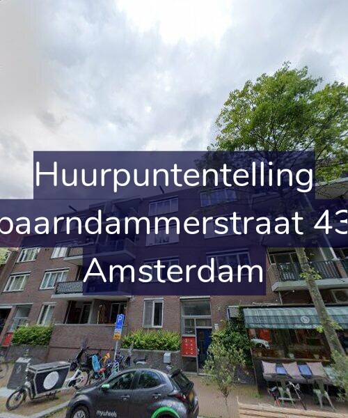 Foto gevel Huurpuntentelling voor Spaarndammerstraat 434, Amsterdam