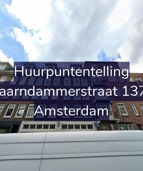 Foto gevel Huurpuntentelling voor Spaarndammerstraat 137-1, Amsterdam