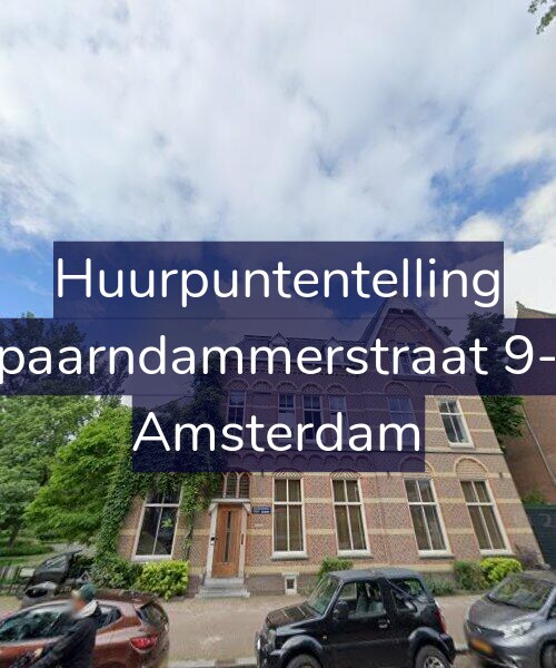 Foto gevel Huurpuntentelling voor Spaarndammerstraat 9-B, Amsterdam