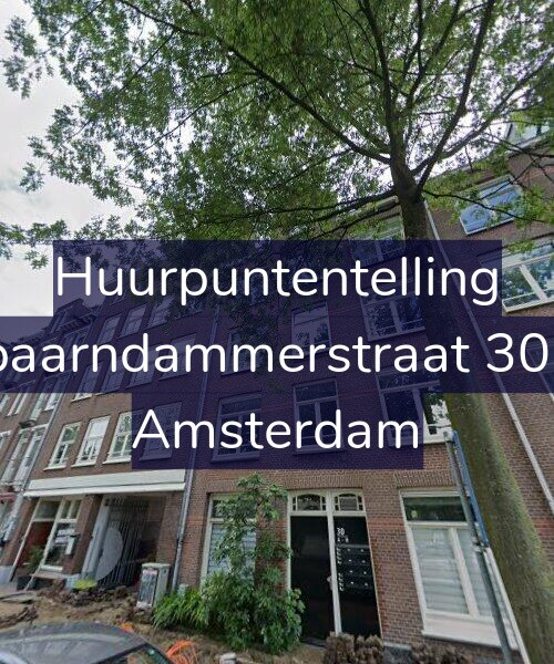 Foto gevel Huurpuntentelling voor Spaarndammerstraat 30-C, Amsterdam