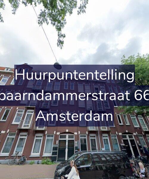 Foto gevel Huurpuntentelling voor Spaarndammerstraat 666, Amsterdam