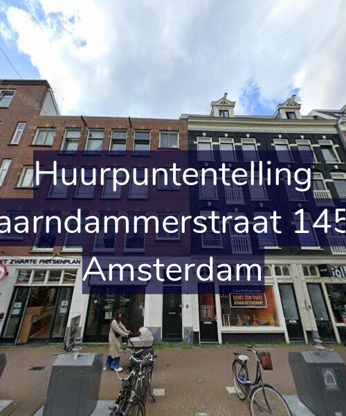 Foto gevel Huurpuntentelling voor Spaarndammerstraat 145-H, Amsterdam