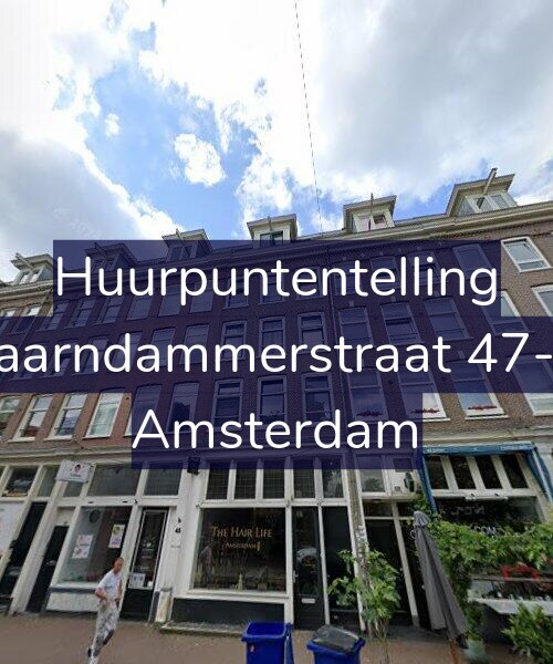 Foto gevel Huurpuntentelling voor Spaarndammerstraat 47-2V, Amsterdam