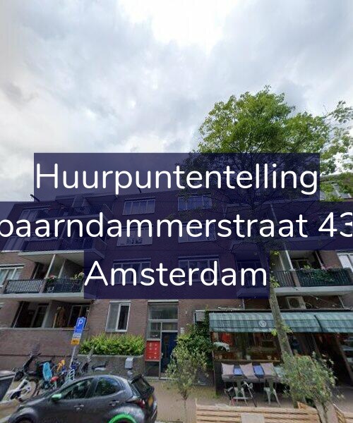 Foto gevel Huurpuntentelling voor Spaarndammerstraat 430, Amsterdam