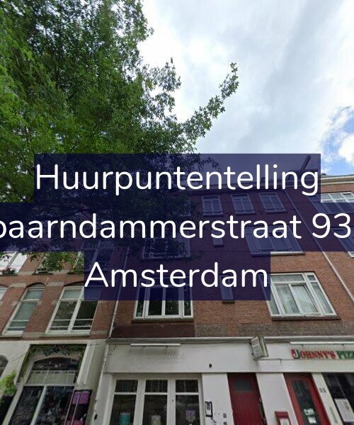 Foto gevel Huurpuntentelling voor Spaarndammerstraat 93-2, Amsterdam