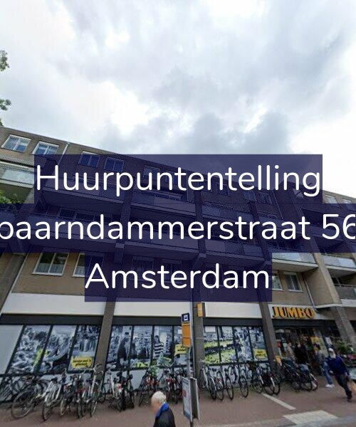 Foto gevel Huurpuntentelling voor Spaarndammerstraat 560, Amsterdam